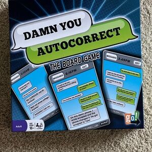Board Game ‘Damn You Auto Correct’ Fun Party Game Adults